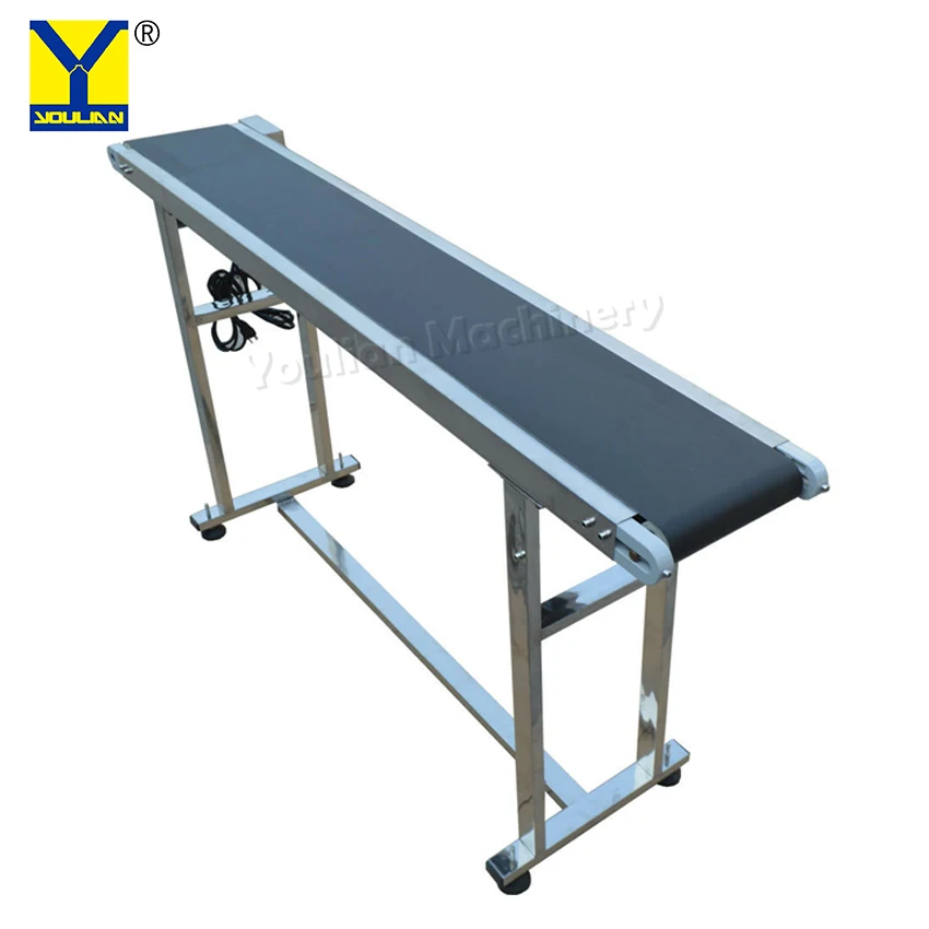 YL 102 Customized PU PVC conveyor Belt System Machine for Filling Labeling and Capping Machine (1600329932812)