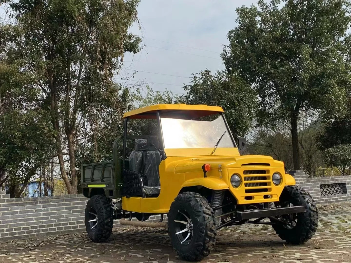 2021 Easy-go newest cheap 2 seats 350cc 4x4 dune buggy/ Farm UTV for adults pass CE certificate hot on sale