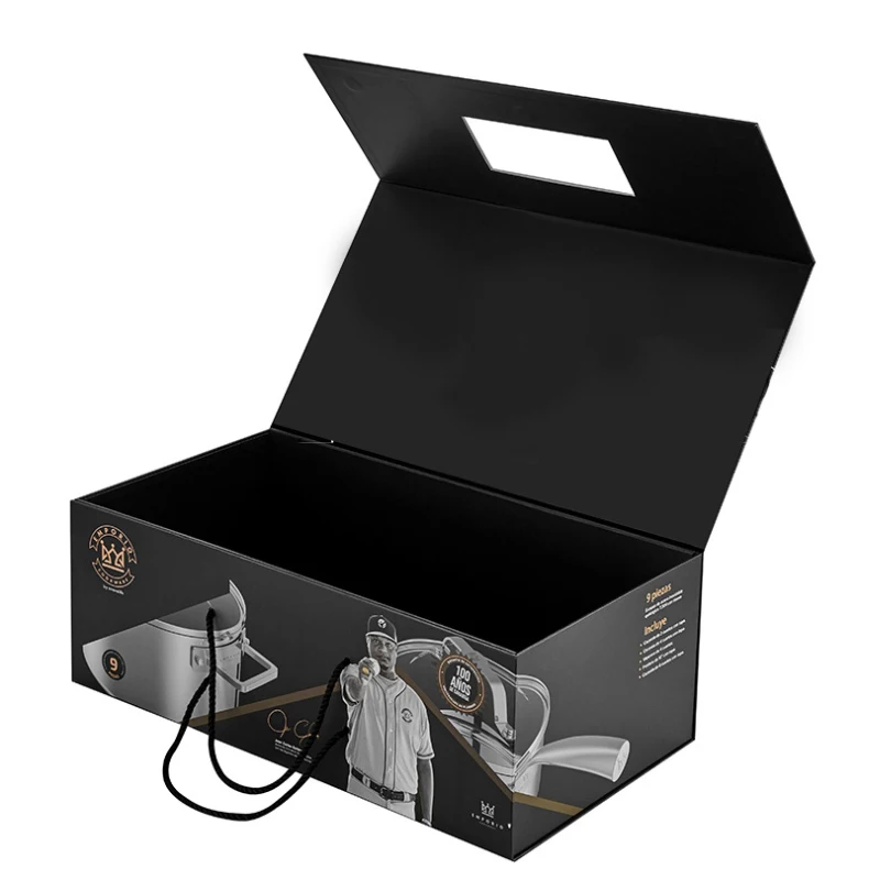 Factory price fashion design foldable custom packing gift hard pen paper box