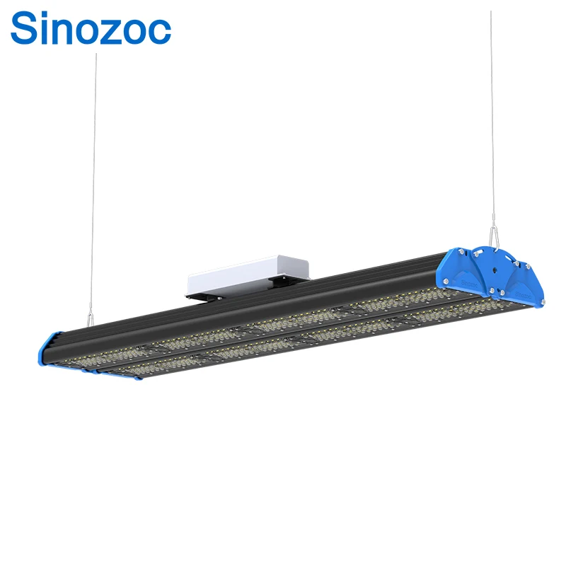 Sinozoc Motion Sensor Industrial Indoor Warehouse Factory Lighting Fixture 100w Dimmable UFO Led High Bay Light
