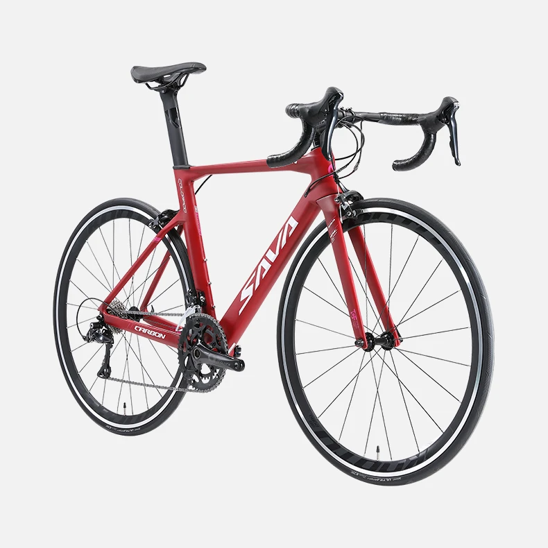SAVA Hot Sale Carbon Road Bike R09 Shimanos R7000 22 SPEED V Brake Carbon Fiber Frame Racing Bicycle 700C Bicicleta for Adults