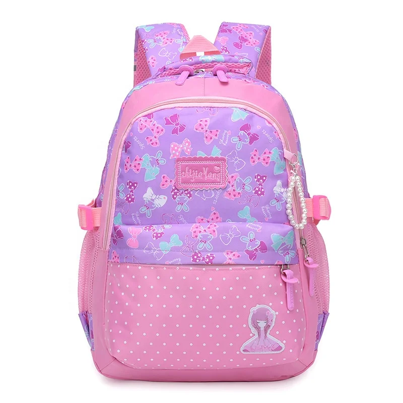 2021 New Customized Stylish Funny Pink Teenager Book Bag Different School Bag Backpack For Kid Girl Model