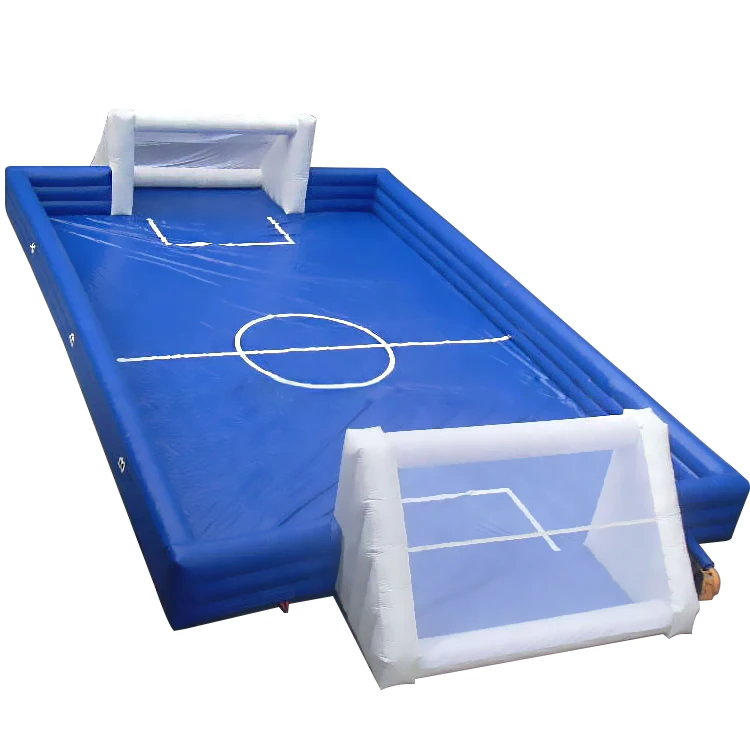 
OEM inflatable water soccer field football slippery field water game inflatable football soap field inflatable slide curve 