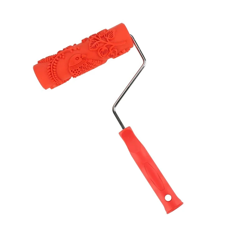 Paint Roller Cover 180mm Pattern Embossing Cylinder Art Wall Printing Brush Roller Suitable for All Interior Coating