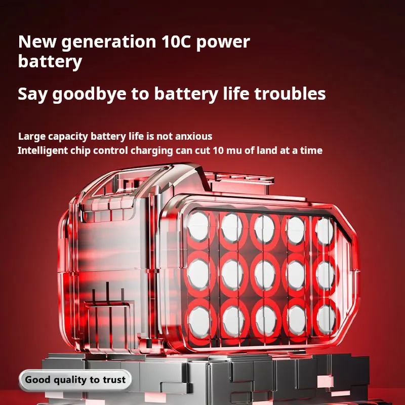 Electric Mower small household handheld weeding machine rechargeable lawn pruning lithium battery grass trimmer Agricultural