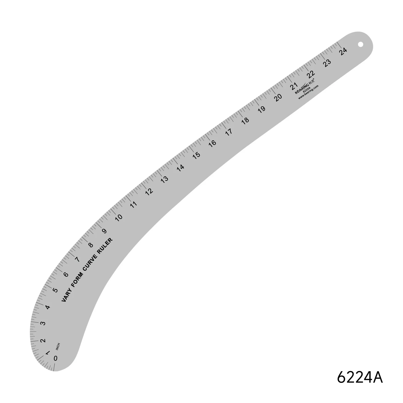 Metal Full Set Garment Ruler Metric Inch Right Angle Stainless Steel Sleeve Hole Ruler Aerospace Aluminum Plate Ruler