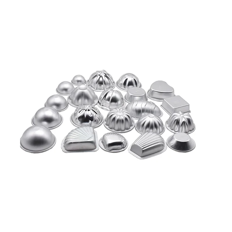 High grade stainless steel soap mold round bath bomb molds