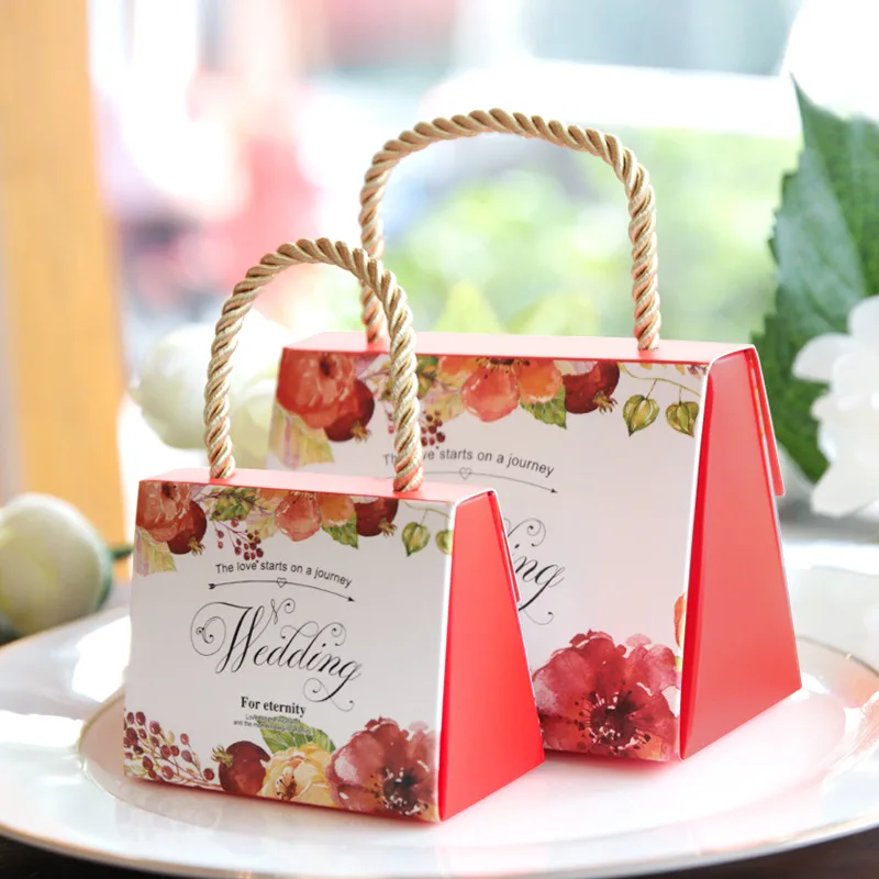 T16 Luxury Baby Shower Gift Packaging Party Dragee Biscuit Chocolate Candy Sweet Wedding Favor Box