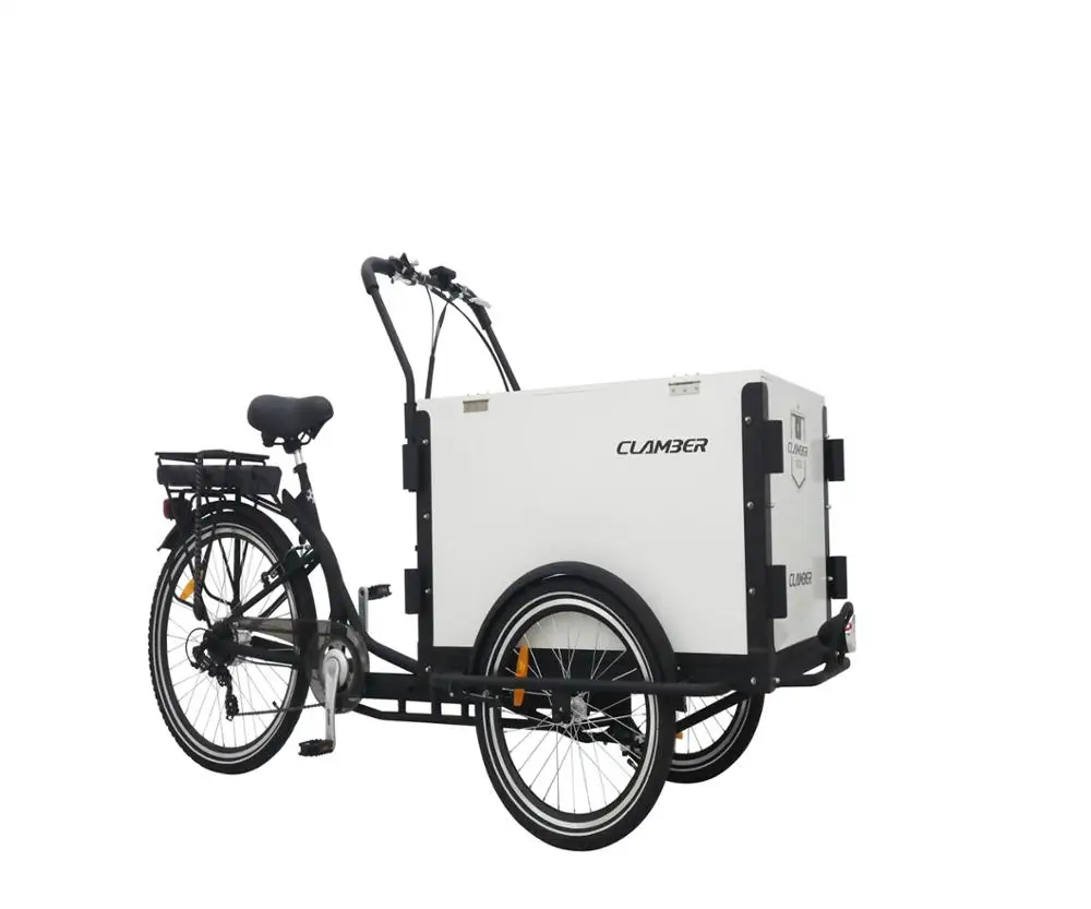 Electric cargo bike ice cream bike with front box loading for sale