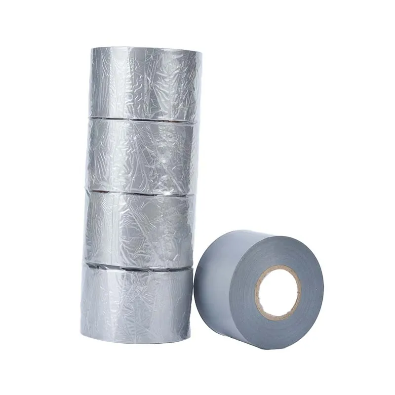 PVC Joint Wrapping Plastic Wrap Self Adhesive Insulation Gray Duct Pipe Tape