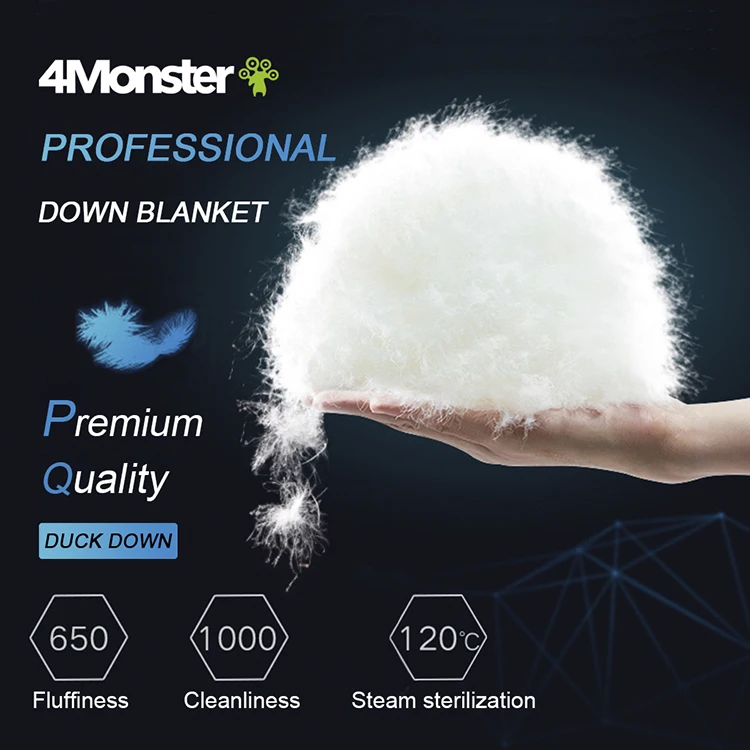 High Quality Outdoor Camping Puffy Duck Down/goose Down Quilt/travel Blanket