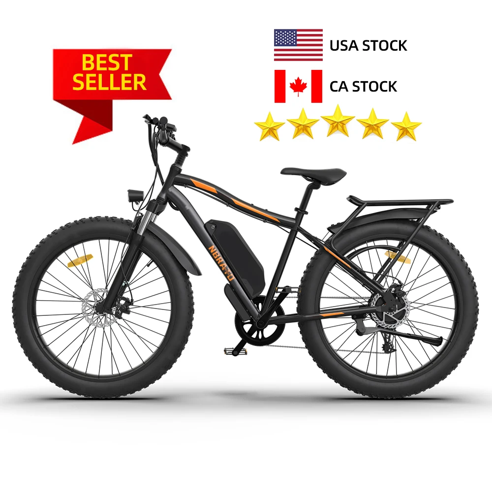 adult 26*4.0 fat tire aluminum alloy  mid drive motor electric mountain bike for sale with 48v lithium battery
