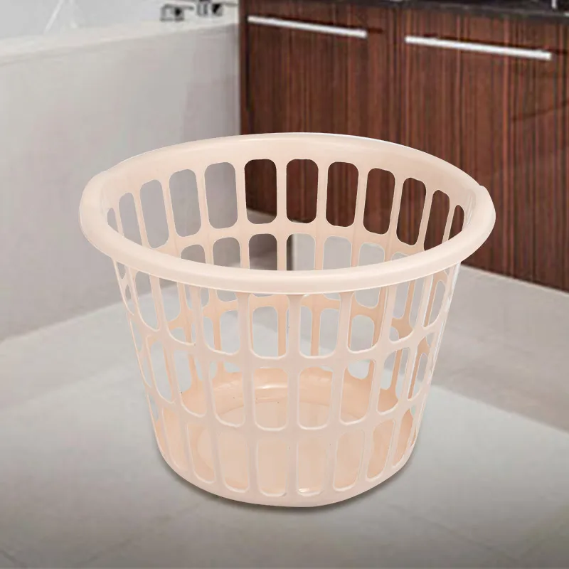 Wholesale Plastic Laundry Products Colored Laundry Basket Dirty Clothes Organizer Plastic Storage Basket