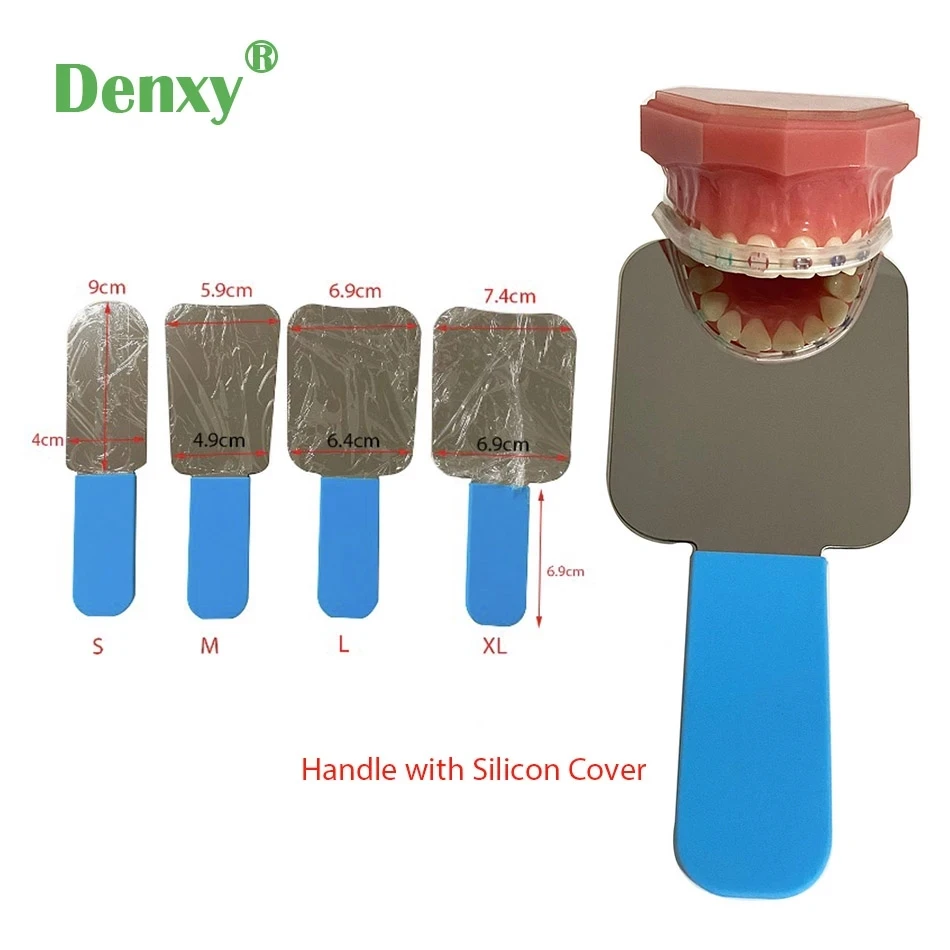 Denxy Quality Intraoral Photography Dental Mirror Handle Orthodontics Instruments Mouth Mirror Inspection Mirror For Clinics