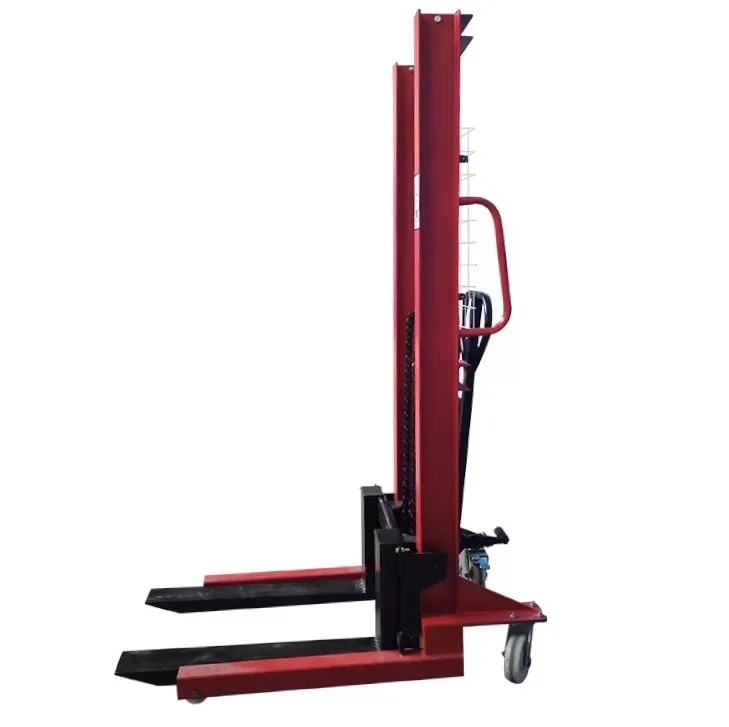 CANMAX Manufacturer High Quality Warehouse 1T 2T 3T Hydraulic Sturdy Durable Pedal Lift Manual Hand Pallet Stacker Forklift