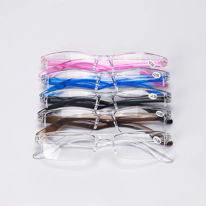 Wholesale Promotion One-Piece Fashion Ultra Slim Plastic Women Men Reading Glasses