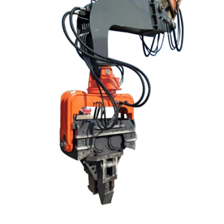 Construction machinery attachments drop hammer mini vibratory pile driver crane