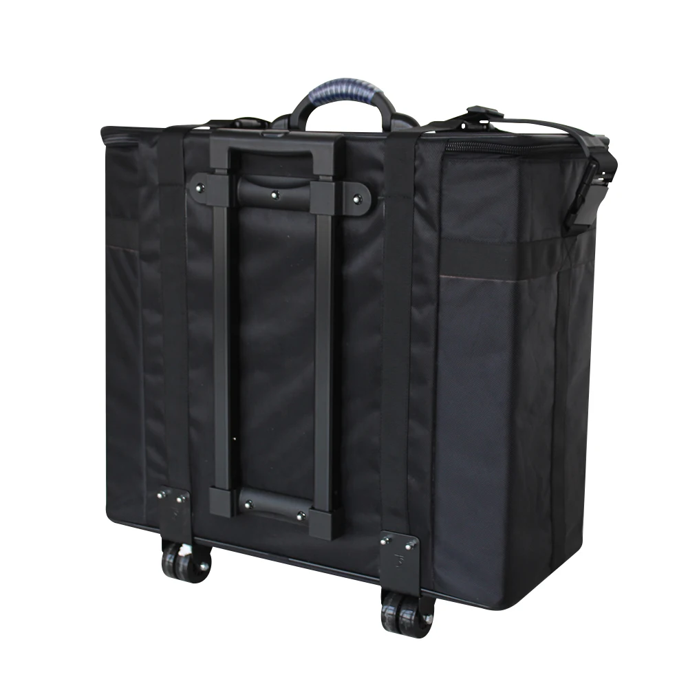 Портативный чехол-тележка из ткани Оксфорд с 180 отделениями для оптических солнцезащитных очков, витрина для путешествий, чемодан для упаковки очков