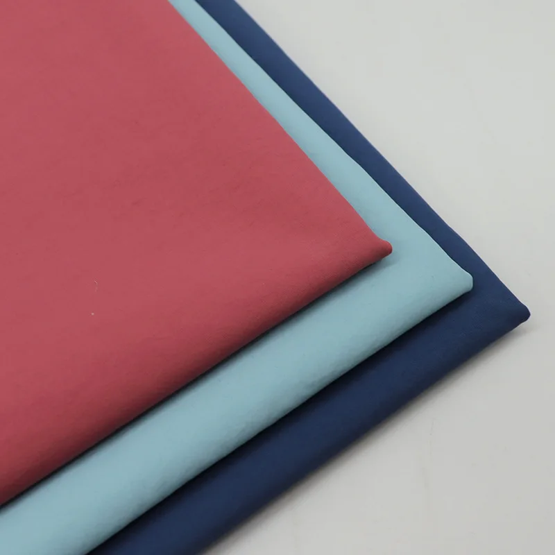 Chinese supplier 40d full dull 300t/310t crinkle/crepe Nylon Taffeta fabric for down jacket outdoor garment