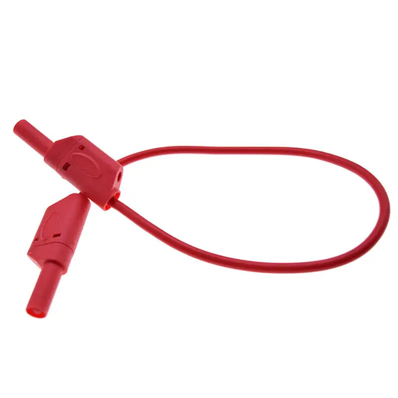 2-5 квадратных силовых тестовых проводов, 4 мм, банановая головка, оболочка, изолированные штепсельные детали, 1 ~ 5 м, штепсельный кабель