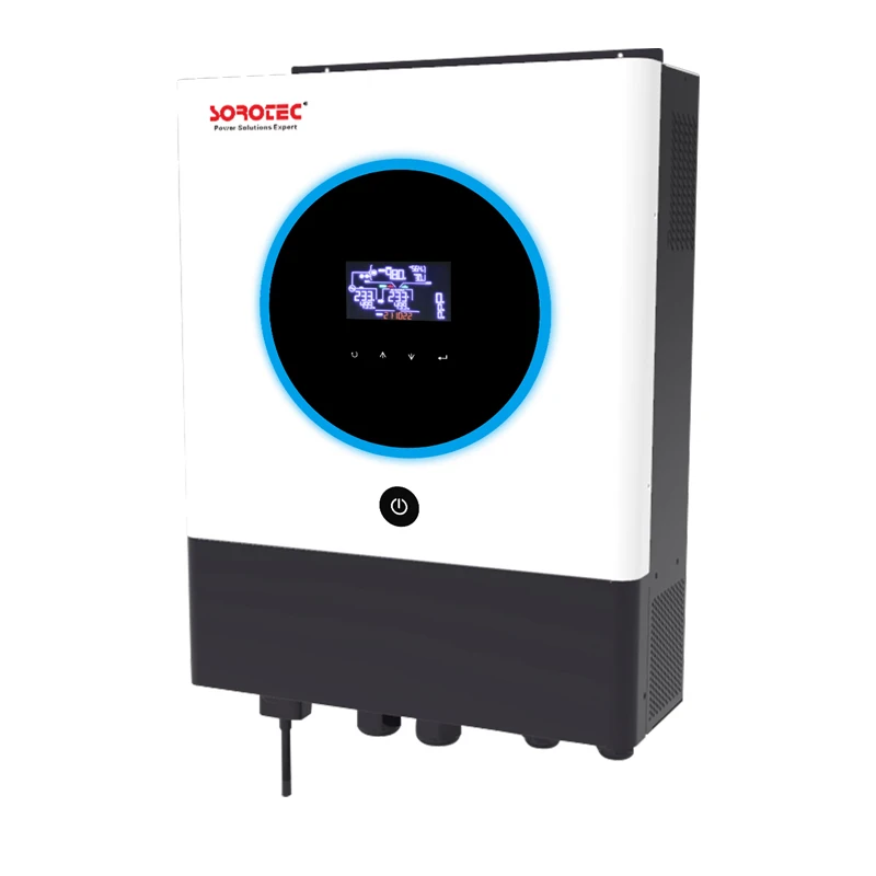 Sorotec Solar Inverter 3.6kw 5.6kw 8kw 11kw Hybrid Inverter 2MPPT Touch screen With wifi function Peak-to-valley charging