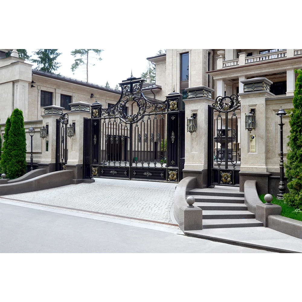 Most Favorable Nice Looking Swing Classic Metal Gates Wrought Iron Gate