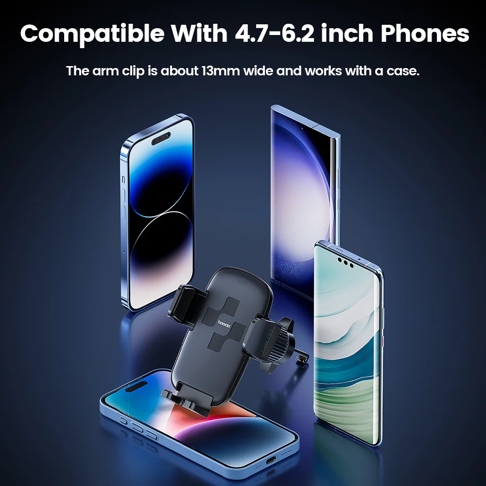 Toocki Wholesale Car Mobile Holder Strong Magnetism More Stable Car Mount Magnetic Car Phone Holder
