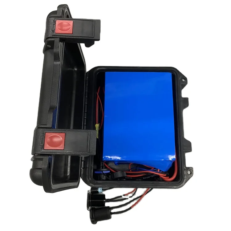 LiTech Rechargeable Lifepo4 Battery Case 24V 100Ah Solar Battery Pack 8S1P Portable BMS Intelligent Battery Management