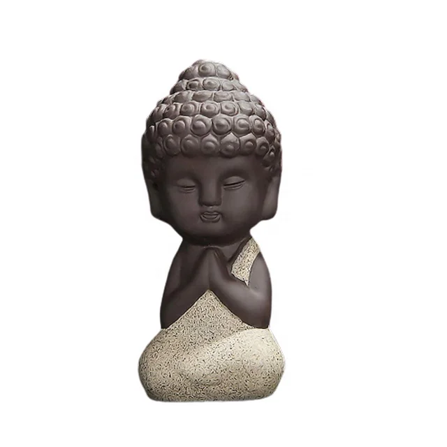 
Wholesale popular customized pottery buddha figurine ornament for home decoration 