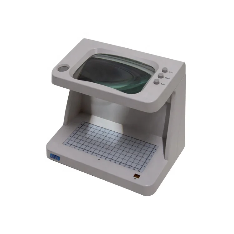 DC-107DW Electronic Real Money Detector  Micro-printing detection money detector with uv money detector with uv