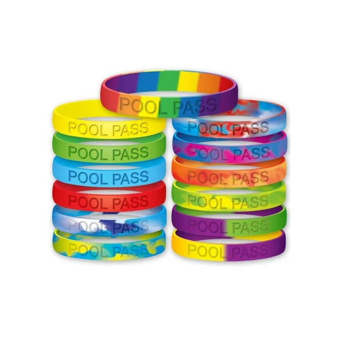 Factory Price Higher Quality Polyester Sublimation Printed RFID Basketball Silicone Wristband for Adult