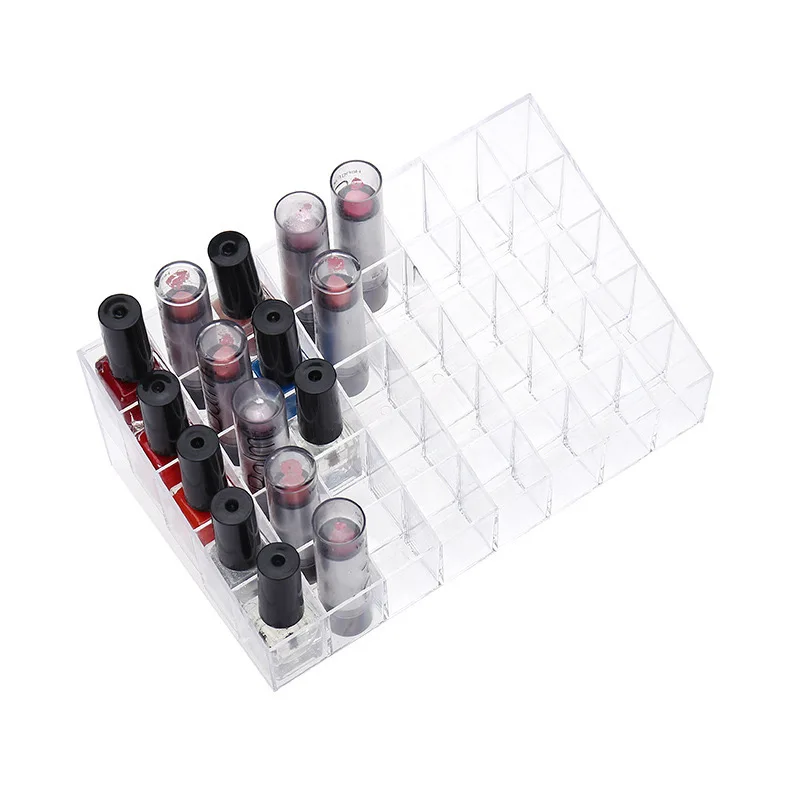 Spot wholesale 40 squares Lipstick holder PS Injection lip balm Display stand Nail polish Acrylic stand