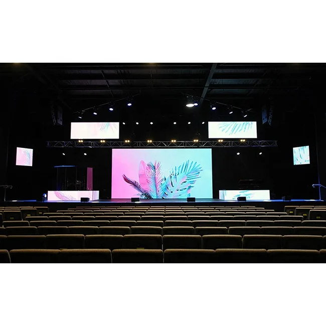 Foxgolden P4 Smd Full Color Led Display screen Indoor Church Stage DJ Concerts Used a Lot of Scenes