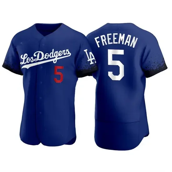 Wholesale Stitched Baseball Jersey Los Angeles 5 Freddie Freeman 22 Kershaw Personalized Printed Your Name Number Team Jersey