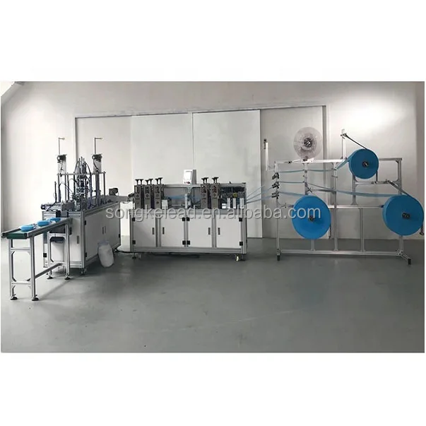 TWSL source factory 3ply mask making machine high speed medical face mask machine inner ear loop face mask machine