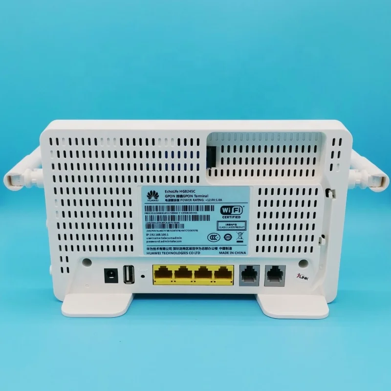 Huawei Hot Selling 1GE 3FE Epon Router HG8145C Gpon Xpon ONU ONT HG HG8245C GPON EPON XPON 5DB 2 antenna