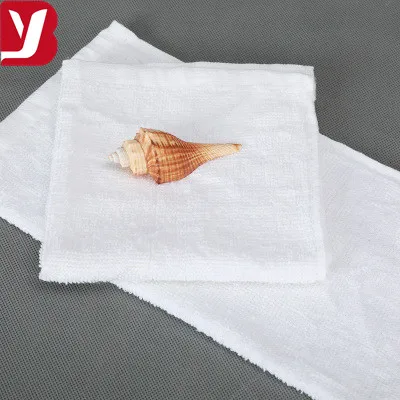 
35X35 cm White Cotton Square Face Towel for Hotel 