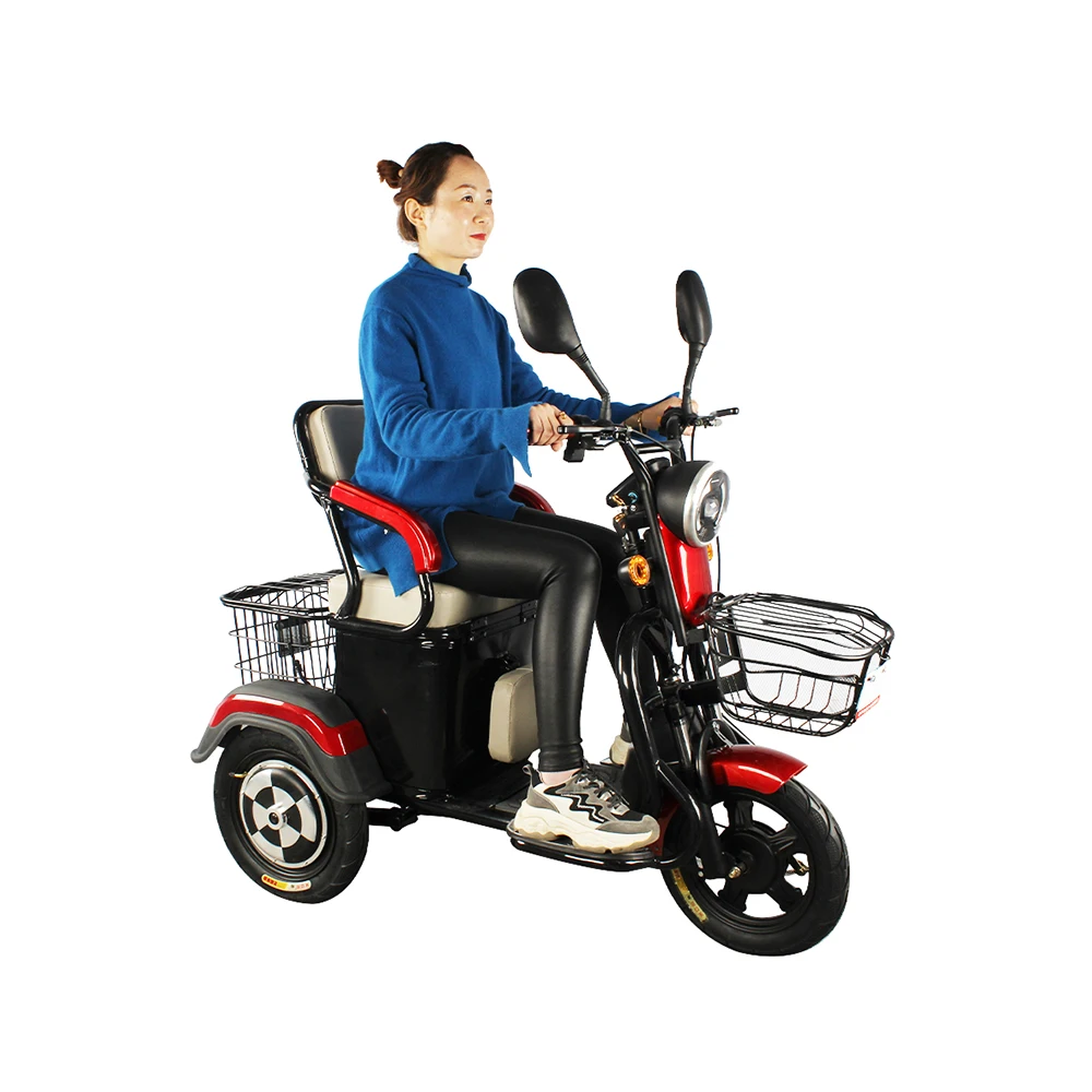 Chinese Factory Electric Three Wheel Bike Tandem Cheap High Quality Electric Tricycle