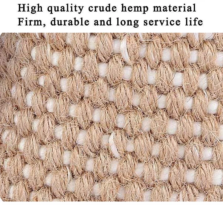 2 Handles Dogs Bite Sleeve Jute Arm Protection Sleeve for Dog Puppy Training Chewing Tug Toy