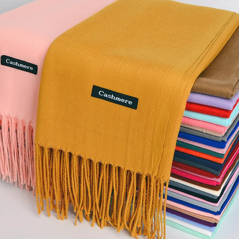 Fashion Ladies Cashmere Pashmina Hijab Shawl Scarf From China Factory JTVOVO