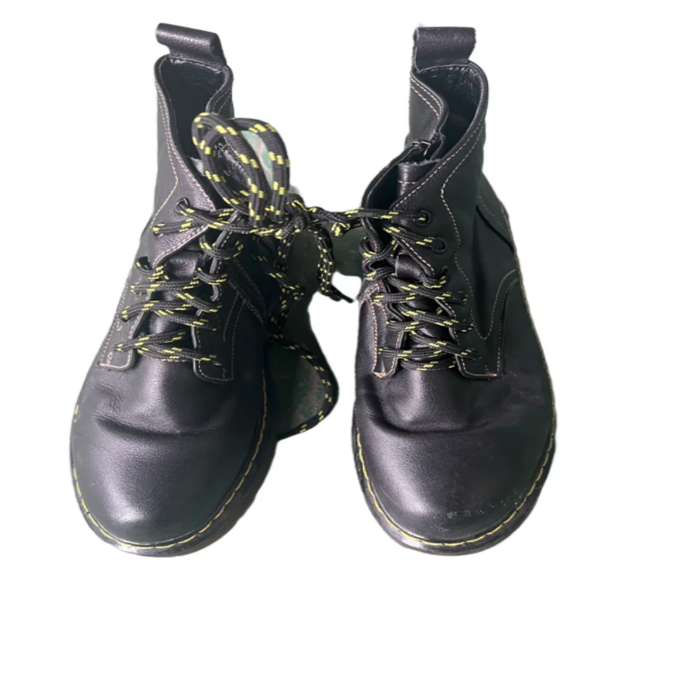 Italian fashion used boots for lady Low Price good quality leather martin boots women used shoes Second hand shoes