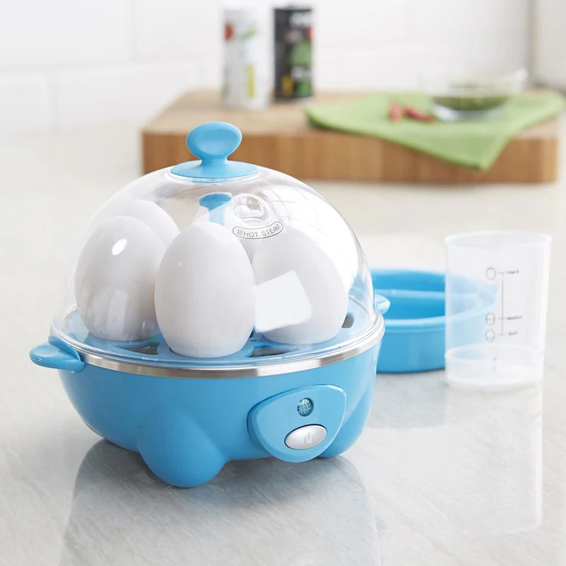 New Design  7 pcs Automatic Mini Egg Cooker egg boiler Egg Steamer