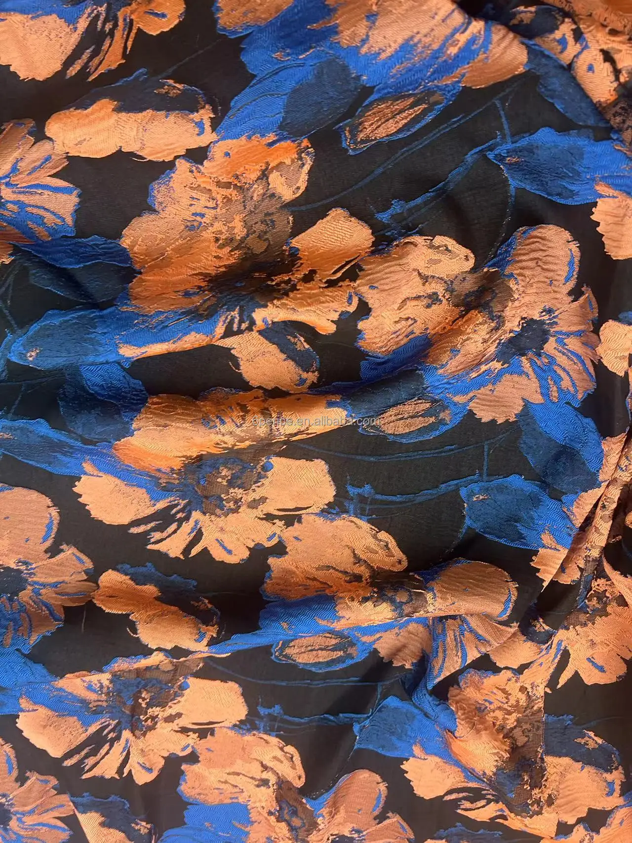 High quality Soft Jacquard Brocade fabric for gowns suits dress coat