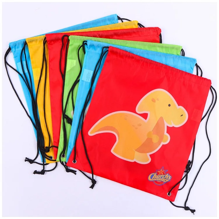 
Custom Cheap Polyester Waterproof Colorful Drawstring Bag , Laundry Bag, Backpack Bag 