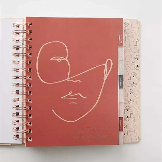 Luxury Agenda Organizador Planner A5 Escolar 2023 Para Personalise Sublimation