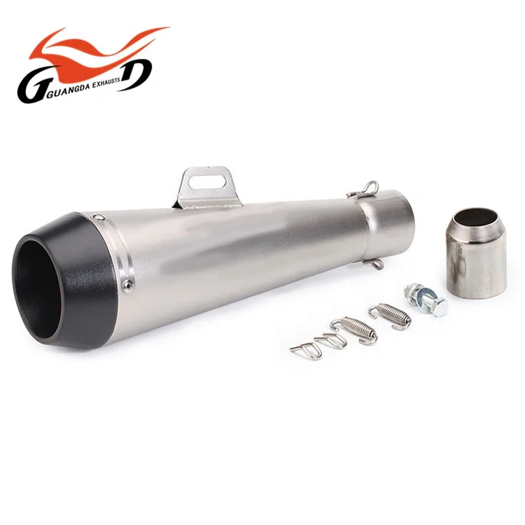 Customer cheap stainless steel bike exhaust system