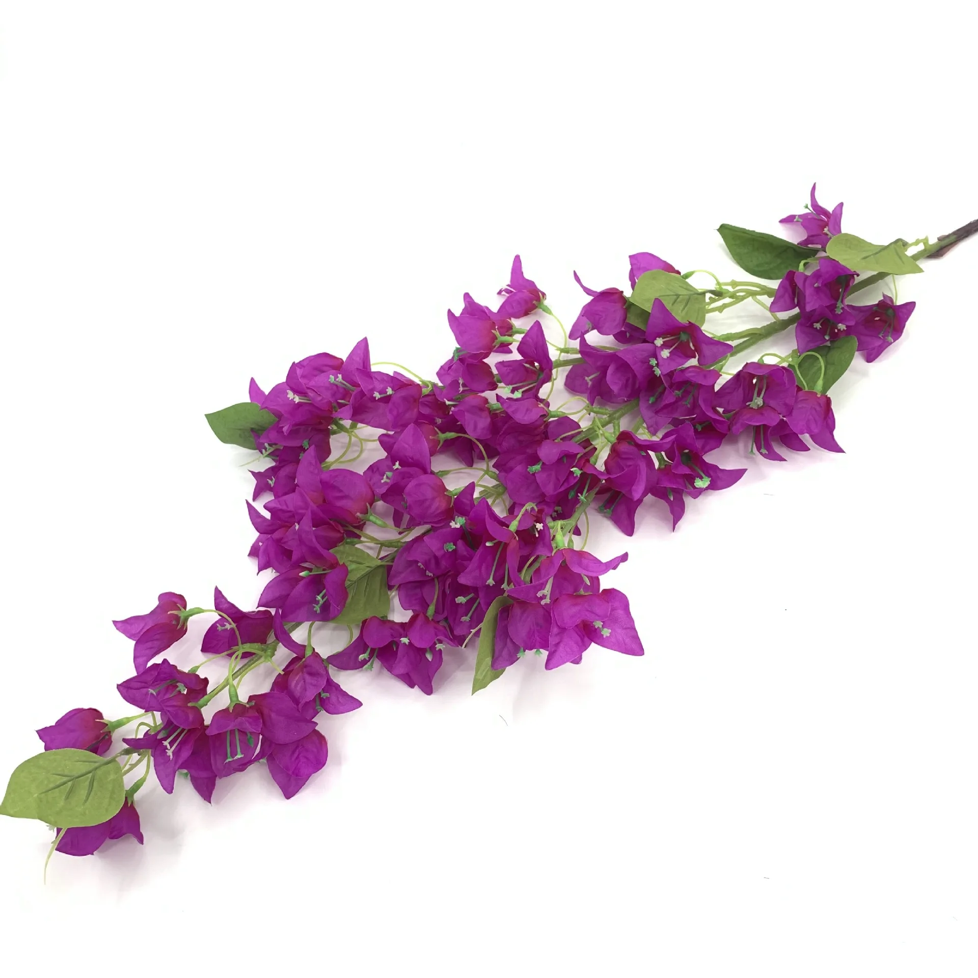 EG-G623 Silk Flowers Bougainvillea Artificial Triangle Plum Flower Bougainvillea For Wedding Decor