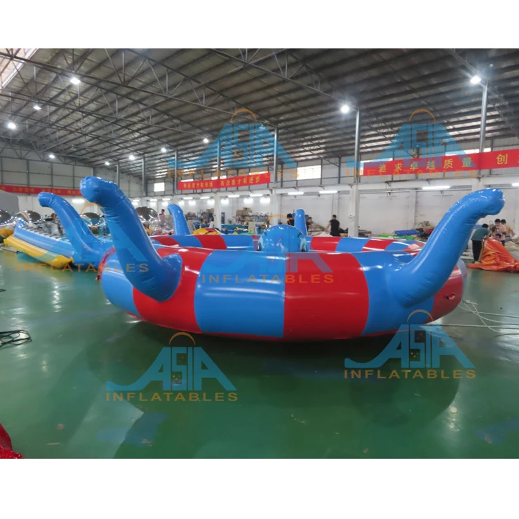 Заводская цена надувная лодка-летучая рыба водная игра/Новый дизайн коммерческая сумасшедшая лодка для дискотеки буксируемая продажи