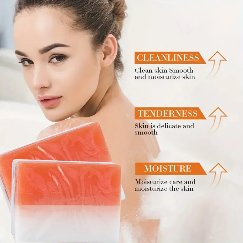Private Label Natural Handmade Lemon Soap Face Dark Spot Anti Acne Turmeric And Kojic Acid Soap