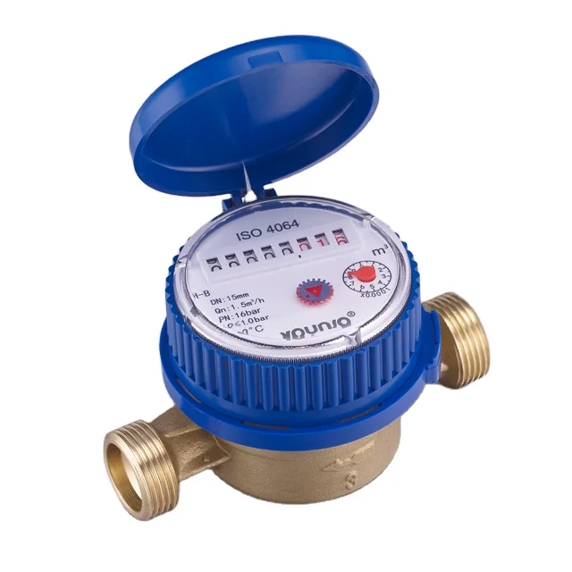 Hot Selling Smart Plastic Brass Body Single Jet Dry Type Intelligent Digital Water Meter